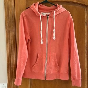 Threads 4 Thought Sustainable Apparel Women’s Peach Hooded Sweatshirt Medium